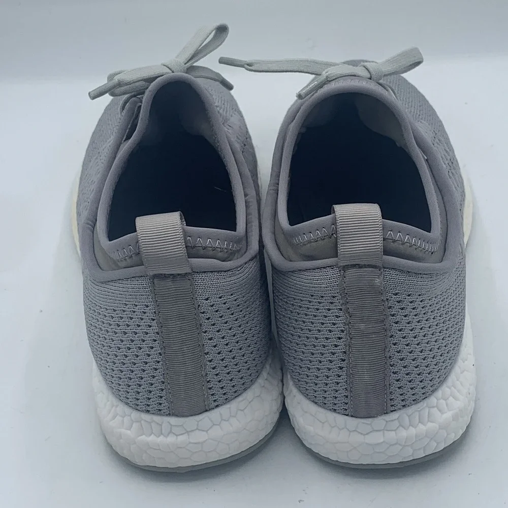 Aqua College Gray Knit Winiona Waterproof Lace Up Running Sneakers Women Sz 9.5M